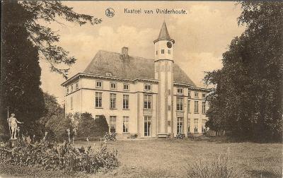 Het kasteel van Vinderhoute in de 19de eeuw