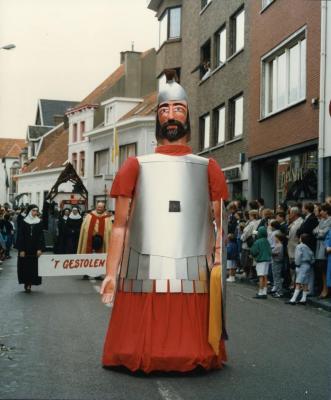 Reus Mijnheerken van Maldegem tijdens de Sagen en Legendenstoet