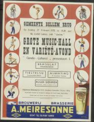 Grote Music-Hall en Variété-avond Bellem
