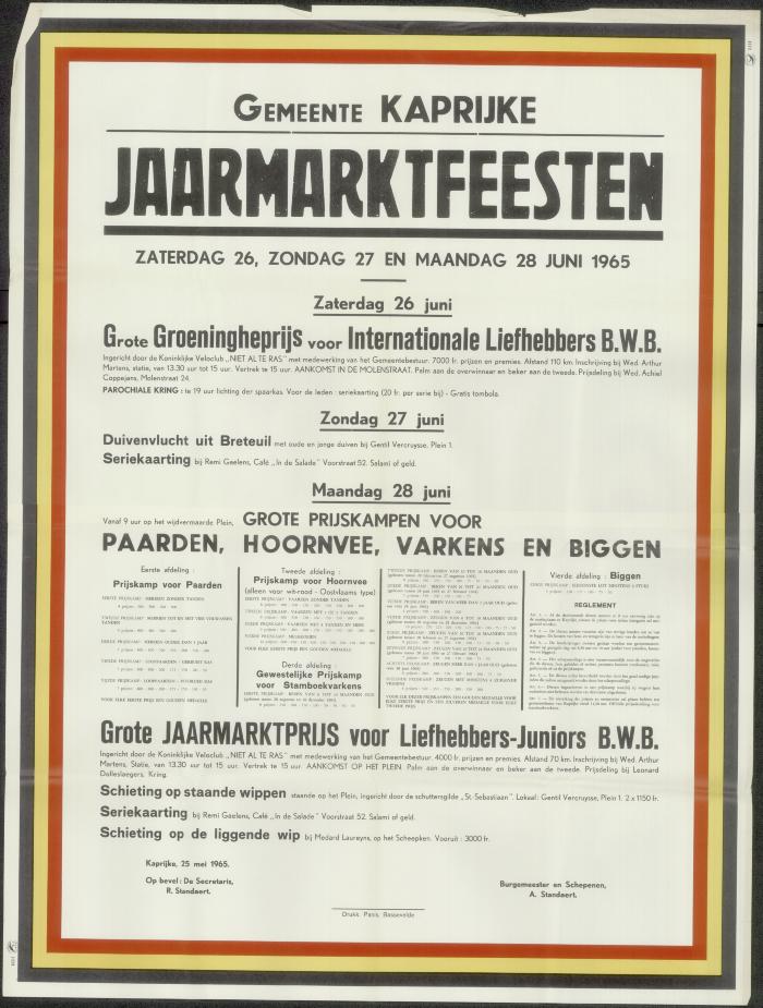Jaarmarktfeesten Kaprijke
