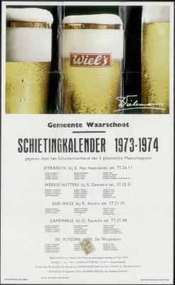 Schietingskalender 1973-1974 Waarschoot

