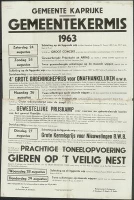 Gemeentekermis 1963 Kaprijke
