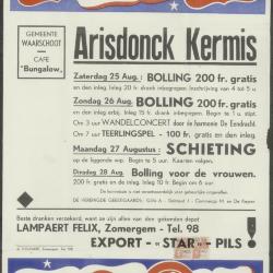 Kermis 1930 Waerschoot
