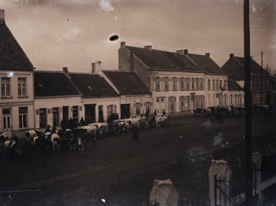 Jaarmarkt Wachtebeke rond 1920
