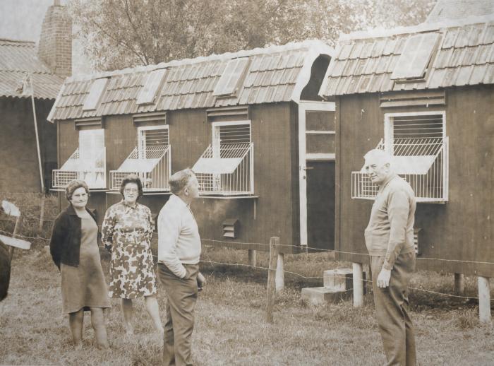 Foto van een duivenmelker